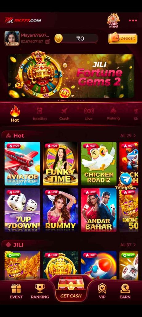 RK777 Game App